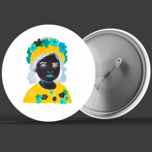 Negative girl Badge