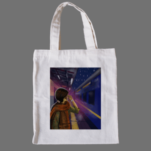 Journey awaits totebag