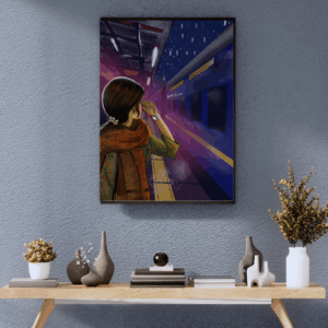 Journey awaits canvas print