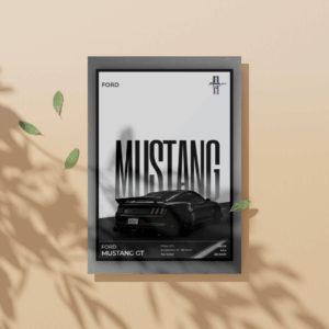 Ford Mustang GT poster