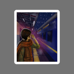 Journey awaits stickers