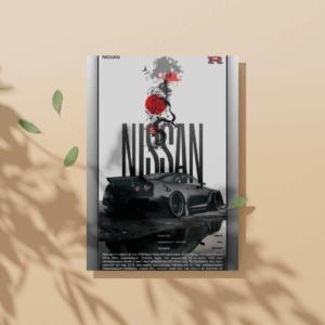Nissan  GT-R car poster