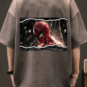 Spider man Face off Printed Tshirt