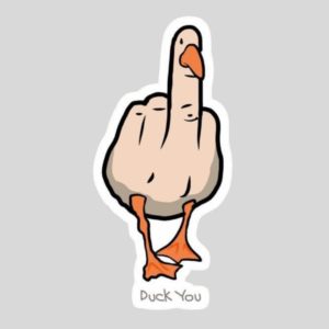 Duck Sticker