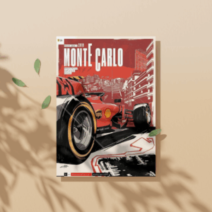 Ferrari - Monte Carlo Posters