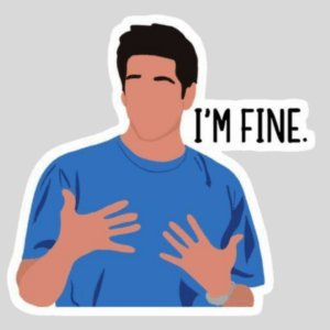 I'm Fine Sticker