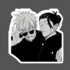 gojo gestu Sticker