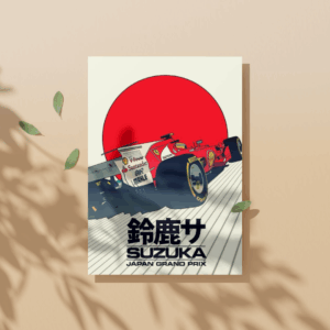 suzuka circuit Car poster