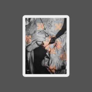 Goldern Memories design sticker