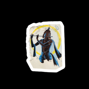 Divine Melody in Silhouette sticker