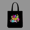Set New Goal – Motivational Floral Art totebag