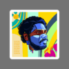 Unveiling the unmasked hero sticker