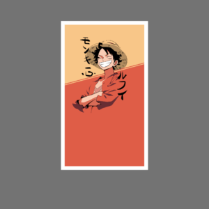 Monkey D. Luffy - The Smiling Pirate Captain sticker