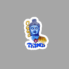 Buddha design sticker