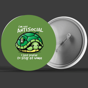 Im an anti social badge