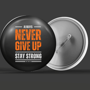 Never Give Up badge