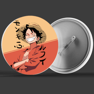 Monkey D. Luffy - The Smiling Pirate Captain Badge
