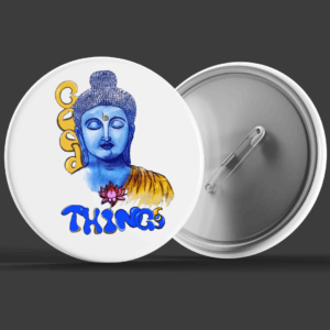 Buddha Design Badge