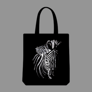 Whispers in Stripes totebag