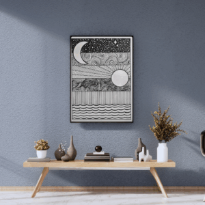 Cosmic Harmony canvas print