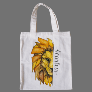 Fearless Roar totebag