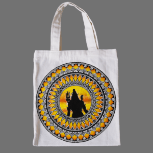 Divine Radiance - Lord Shiva Mandala totebag