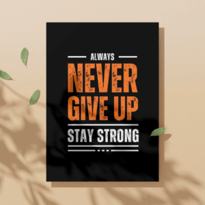 Never Give Up poster