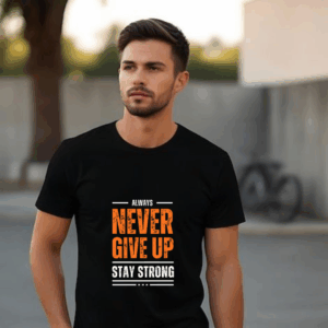 Never Give Up tshirt