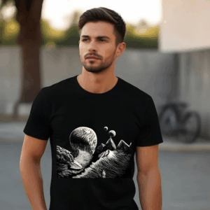 Wanderer of the Cosmic Peaks Tshirt