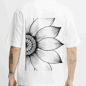 Half Lotus Mandala Tshirt